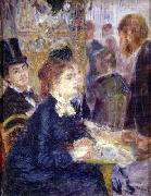 At the Cafe Auguste renoir